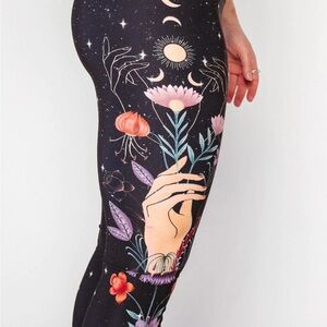 Yoga Democracy High Rise Leggings in the Celestial Timing